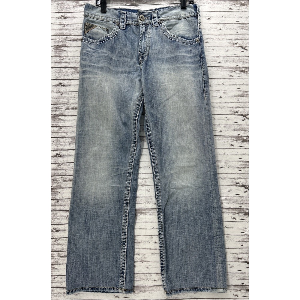 Silver 925 Series Jeans Distressed Men's 32x30 Light Wash Bootcut Y2K Gordie